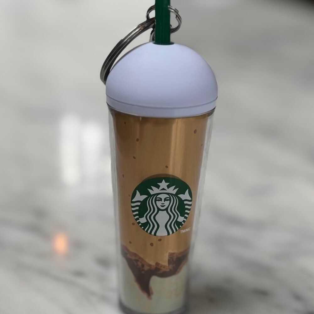 Starbucks Frappuccino Cold Cup Keychain Mini Surprise Blind Box (Open) Bag Charm